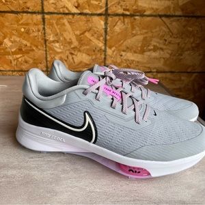 NWT Men’s Nike Air‎ Zoom Infinity Tour Next% Wolf Grey/Pink Golf Shoes